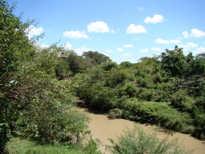 Tarek River, next to the lodge