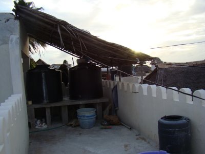 the ubiquitous rooftop water tanks