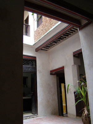 Amu House courtyard