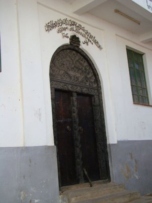 carved door