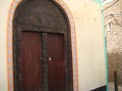 carved door