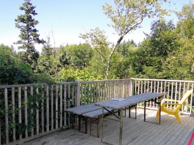 Another view of the back deck