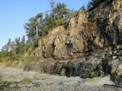 Seaside cliffs