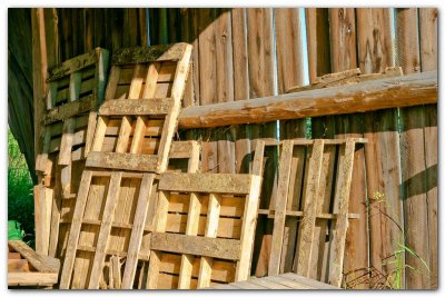 Pallets In The Barn