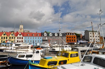 Yellow Boat in Torshavn