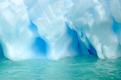 Blue and Greens in an Iceberg