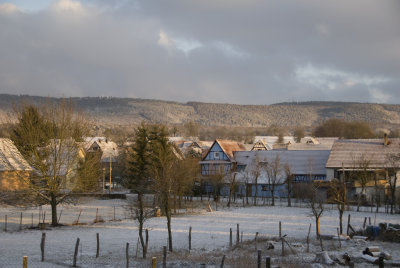 From the kitchen window