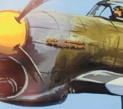 Fuselage damage detail