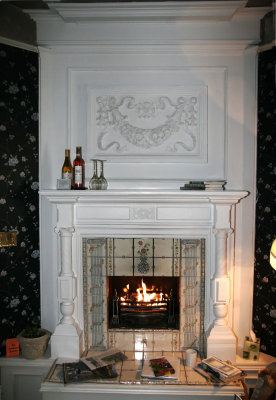 Bathroom Fire Place