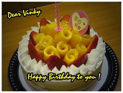 Vinky, Happy Birthday to you!