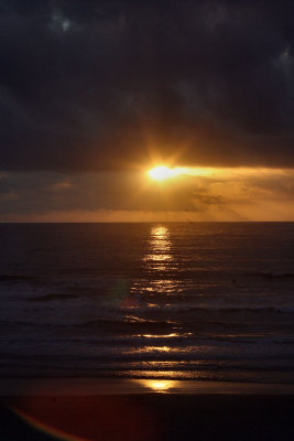 Cannon Beach Sunset Reflection.