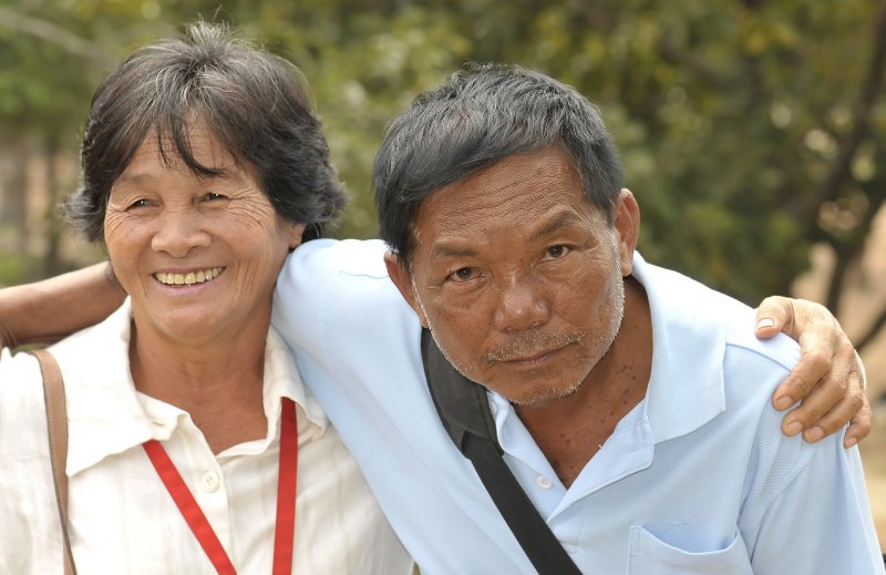 Isaan couple with roots  in Laos