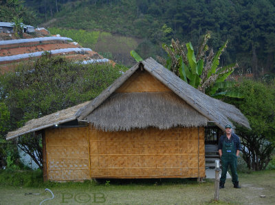 Me and the cabin in the karen village
