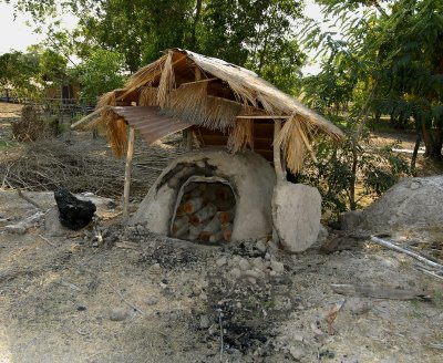 Charcoal oven, different type