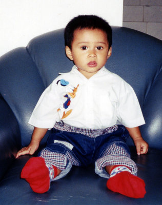 Jaya at 18 months old in March 1999