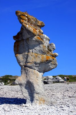 Rock pillar on the beach of Faro