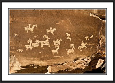 Wolfe Ranch Petroglyph Panel