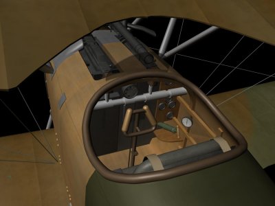 Albatros D.III Cockpit