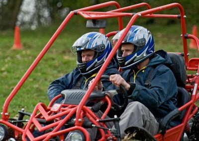 John with driver Brian