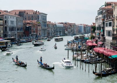 The Grand Canal from Rialto Bridge