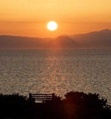 Sunset over Arran