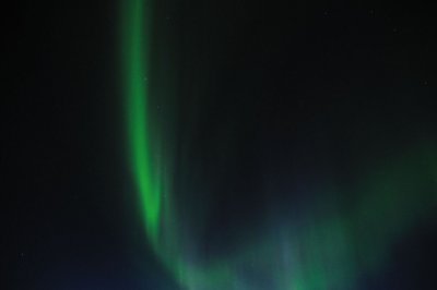 Northern Lights from 36000 feet. Aurore Borale vue de 36000 pieds