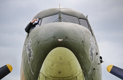 When I'm cleaning WIndows - BBMF Dakota at Duxford