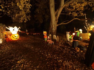 Halloween Display 2010 Harrietsville Ontario