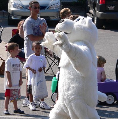 Check out the polar bear