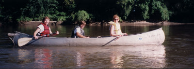 River Ripple paddlers near Eddyville