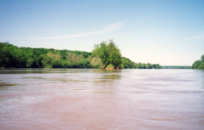 Island near Turkey Run