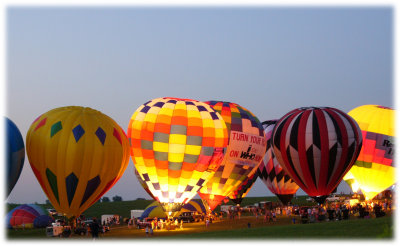 Nite glow at the balloon classic