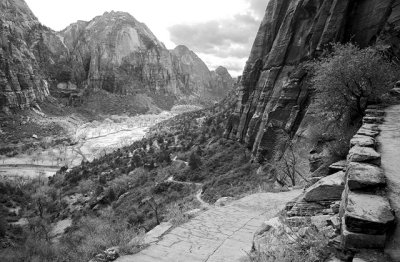Trail To Angels Landing , Zion National Park, Utah