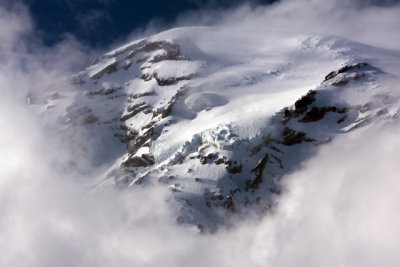 Mt. Rainier And The Tatoosh Mountain Range.