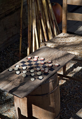 Old Time Checkers-Mabry Mill National Park Display