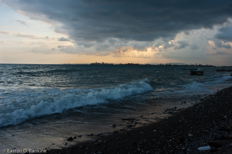 Choppy Evening Sea