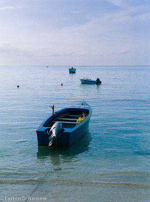 Blue Boat - Fisherman's Beach, Ocho Rios