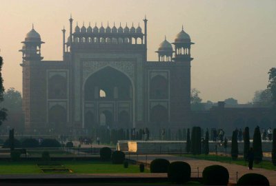 Taj Side Of Entrance