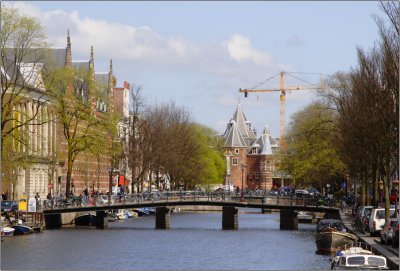Amsterdam, Kloveniers Burgwal  & Waag #09