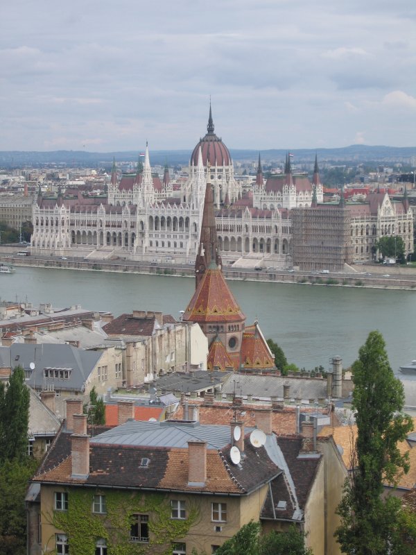 View of the Danube and Parliament from the Castle District