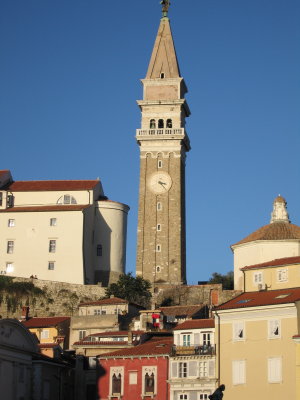  The main square in Piran, facing the harbour.