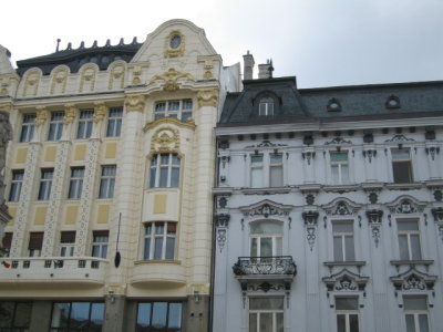  main square -- beautifully restored buildings