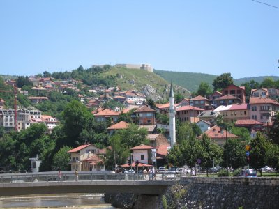 The Sarajevo Hills and (completely canalized) river