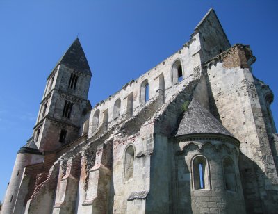 Ruins of a 13th century church, destroyed by an earthquake in the 18th century