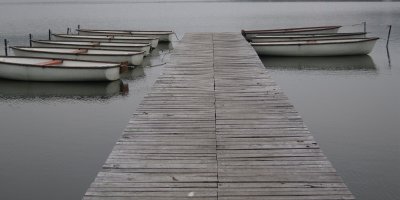 This small lake, filled by precipitation, is well above the level of Lake Balaton.