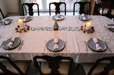 Before the guests arrived...