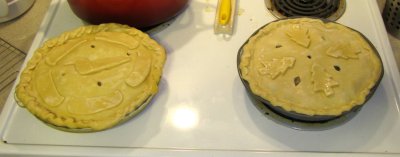 Tourtieres, ready for the oven