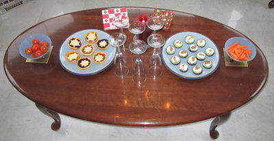 Nibblies awaiting on Christmas day