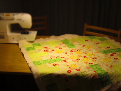 Quilting (miniature setting)