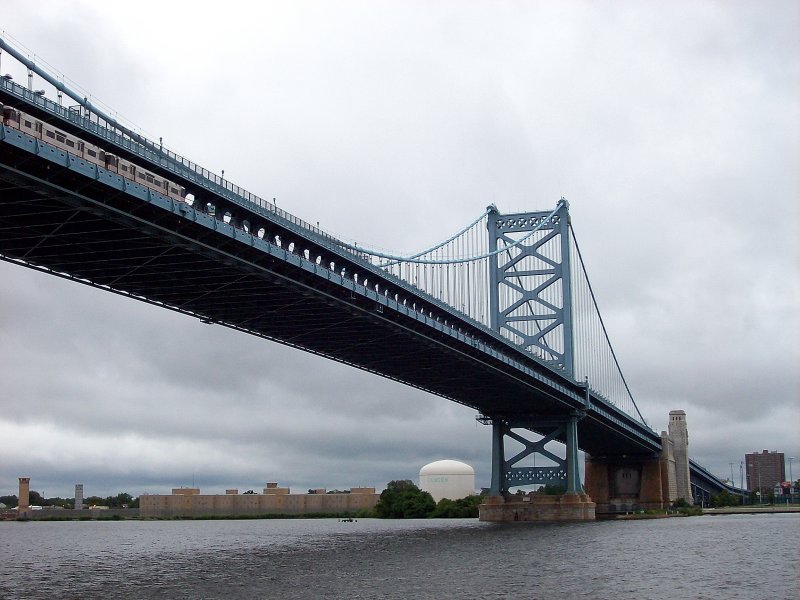 View Of Walt Whitman Bridge To Camden